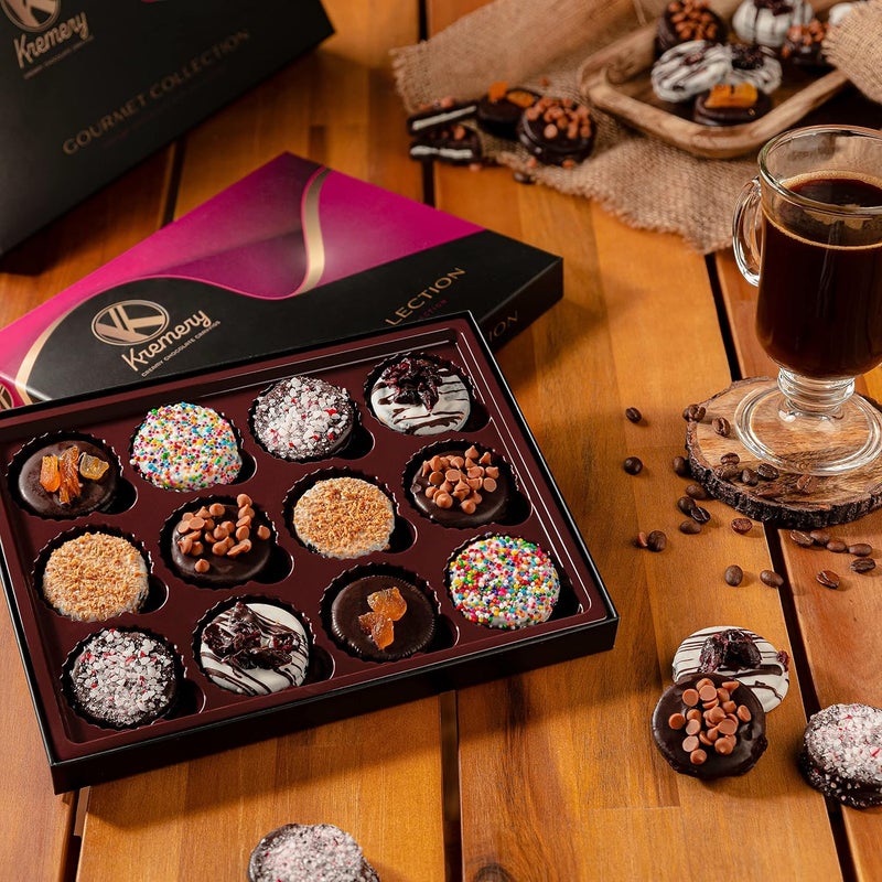 Nut Cravings Kremery Chocolate Covered Oreo Sandwich Cookies Gift Basket - Image 3